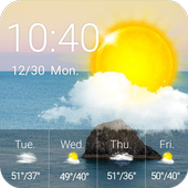 Local Weather Clock Widget أيقونة
