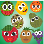 Fruits crush icon