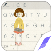 Little Girl Skin FlashKeyboard icon