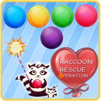 Raccoon Rescue Operation & Bubble Shooter Game