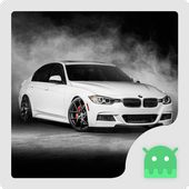 White BMW Theme icon