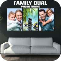 Family Dual Photo Frame