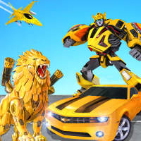 Superhero Flying Lion Robot Transform Game