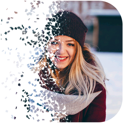 Photo editor pixel effect : dispersion  effect icon