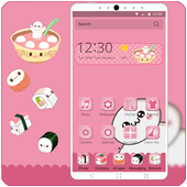 cartoon app-pink themes icon