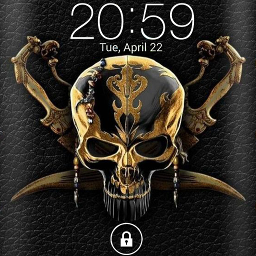 Skull Pin Lock Screen icon