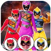 Power hero rangers Masks : change face morph on 9Apps