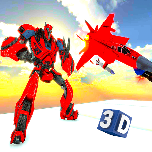 Air Jet Robot Transformation:Real Shooting Game 3D icon