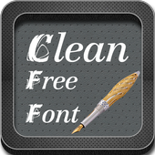 Clean Free Fonts Style icon