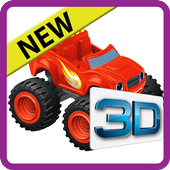 Blaze Cars Truck Puzzle icon