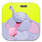 Talking elephant cat icon