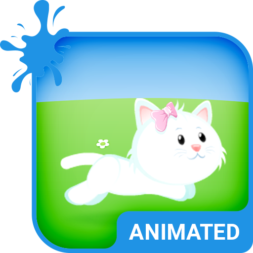 Kitty Animated Keyboard   Live Wallpaper icon