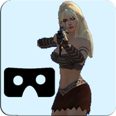Shooter Girls. cool Virtual Reality Game icon