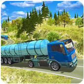 Milk Tanker Supply : 8x8 Offroad Driving Simulator icon