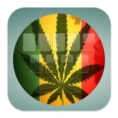 Vintage Weed Raste Keyboard icon