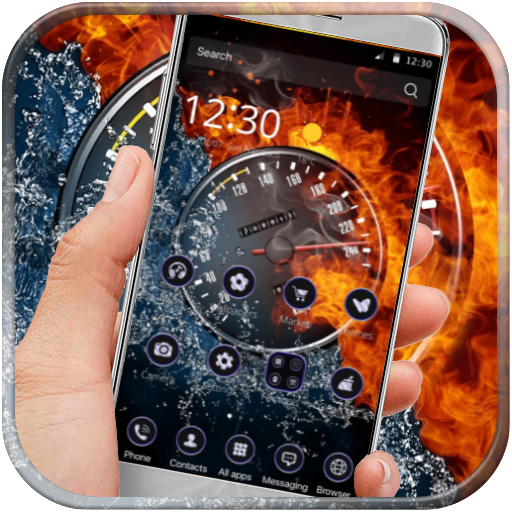 ऑटोमोबाइल टैकोमीटर अधूरा ऑडी आइकन