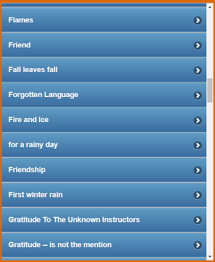 100 Famous Short Poems screenshot 11