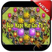 Base Maps War Coc Th 7 أيقونة