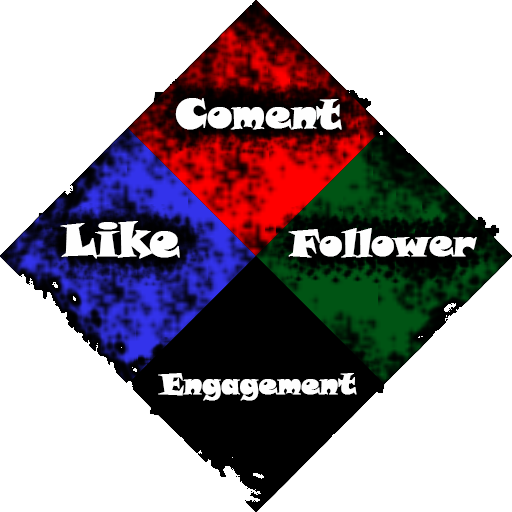Engagement Social Media (Instagram, Facebook) icon