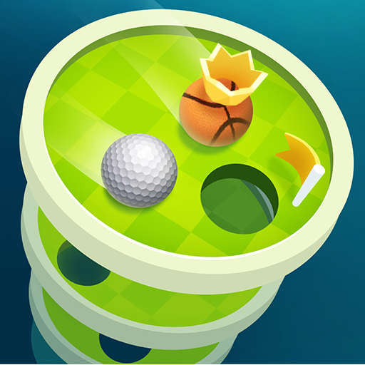 Fall Down Golf: ball maze escape, labyrinth puzzle icon