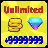 Diamonds Free Fire calc 2019 ✔️ icon