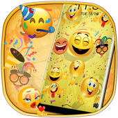 3D Emoji Fun Lock Theme icon