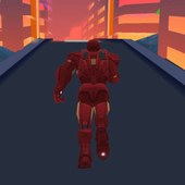 Subway Iron Hero Man icon