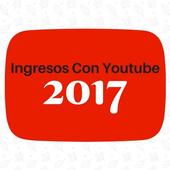 Ingresos youtube 2017 icon