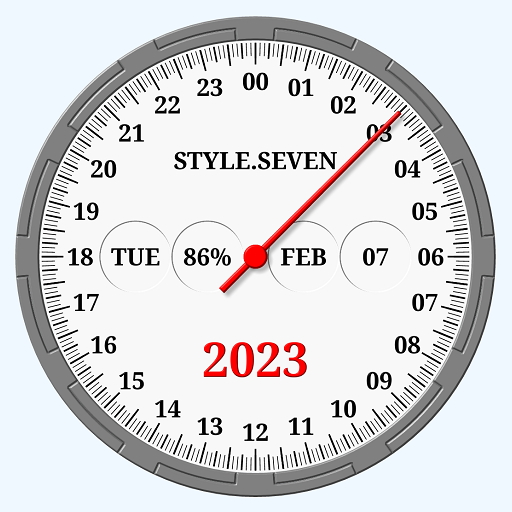 One Hand Analog Clock-7 icon