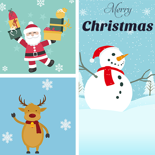 Christmas Grid Photo Collage icon