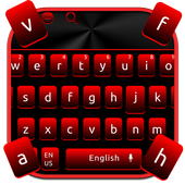 Black Red Keyboard Theme icon
