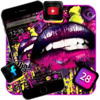 Graffiti Hot Lips Theme