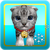 Cat Snow Runner 3D icon