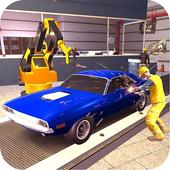 Luxury Car Factory 3D - Mechanic Garage Game icon