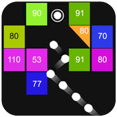 balls bricks breaker game icon