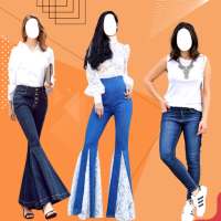 Girls Jeans Photo Suit on 9Apps