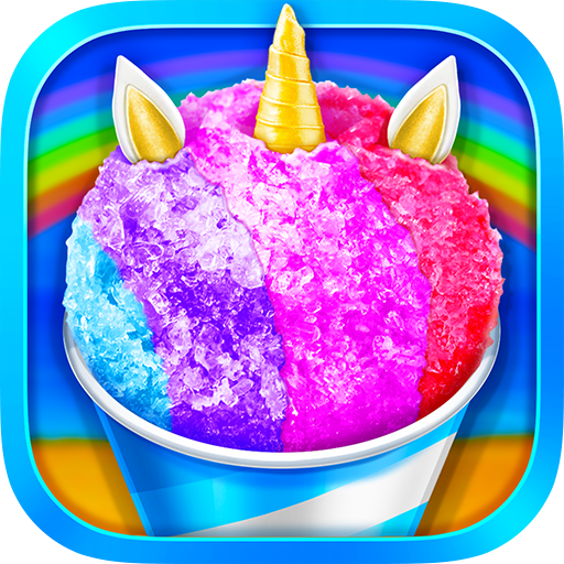 Unicorn Rainbow Snow Cone Desserts Maker icon