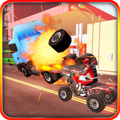ATV Quad Bike Racing : Bike Shooting Game Free icon