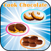 cooking games cook chocolate cakes icon
