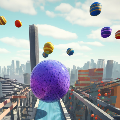 Cityview Rolling Ball Stunt 3D icon