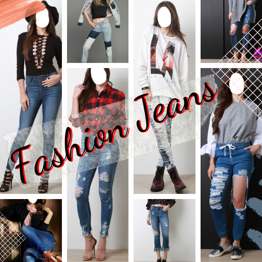 Girls Jeans Fashion Suit أيقونة