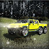 Hummer 6x6 Truck Snow Driving - Offroad Car Racing icon