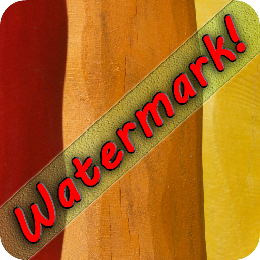 Watermark: add text to picture icon