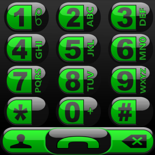 THEME FUTURA GREEN EXDIALER icon