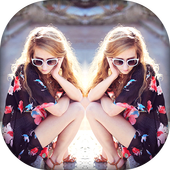 3D Mirror Effect Photo Editor أيقونة