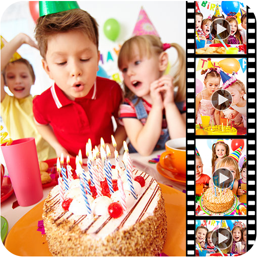 Birthday Song Video Maker icon