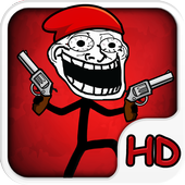 Stickman Fighter -Troll runner icon