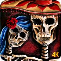 Skull Wallpaper Cool Cute & Scary Skull LockScreen on 9Apps