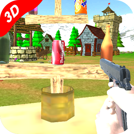 Can Shooting Games 3D bottle Shoot Games icon