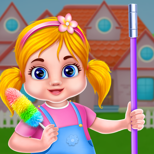 Baby Doll House Clean - Princess Home Cleanup Game icon